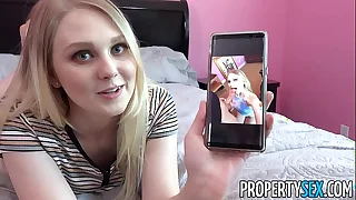 PropertySex - Landlord relative to amnesia fucks young tenant